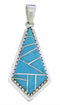 Sterling Silver and Turquoise Jewelry Pendant PX23917